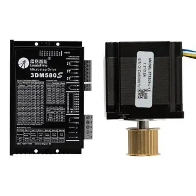 STEPPER MOTOR NEMA23  3PH WITH DRIVER LEADSHINE